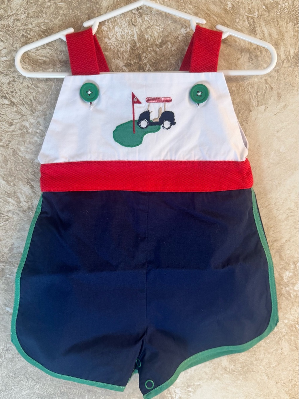 The Beaufort Bonnet Company Red, Navy & Green Golf Cart Jon Jon